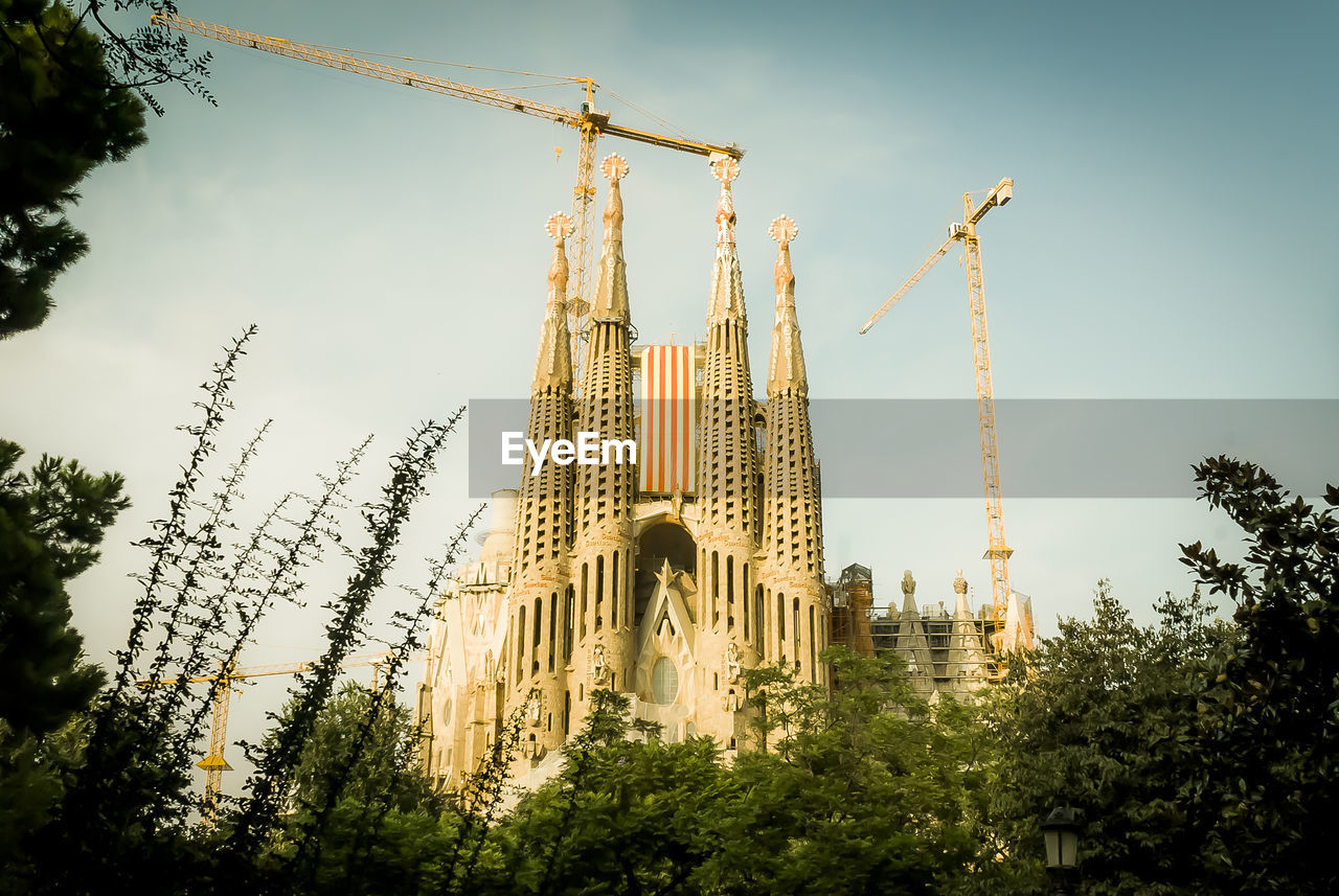 LOW ANGLE VIEW OF BUILT STRUCTURES