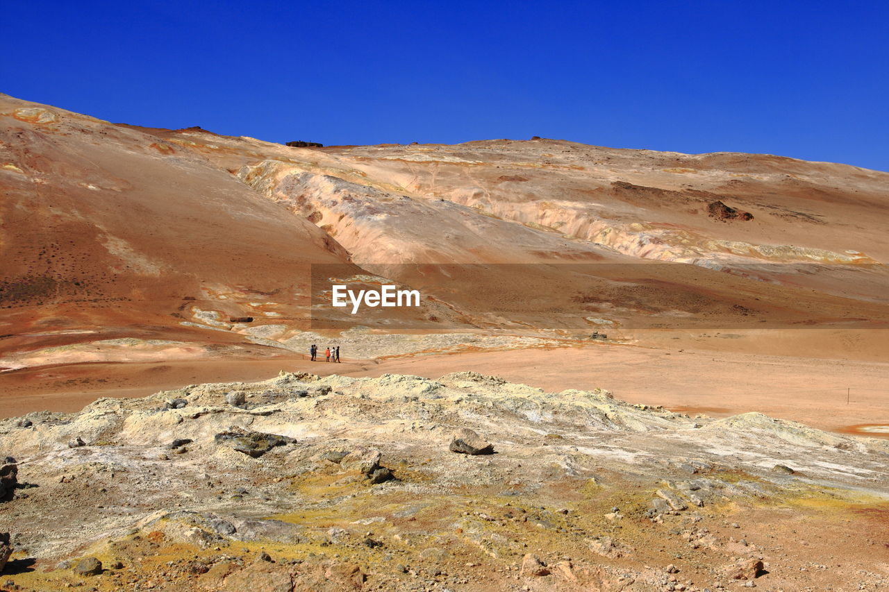 SCENIC VIEW OF DESERT AGAINST CLEAR SKY