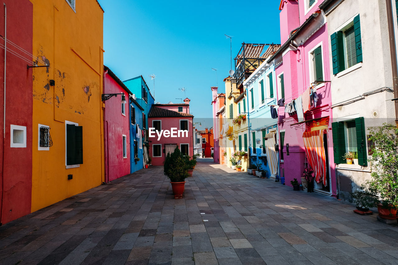 Street amidst buildings in city