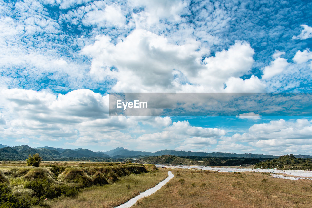 Scenic view of road against sky