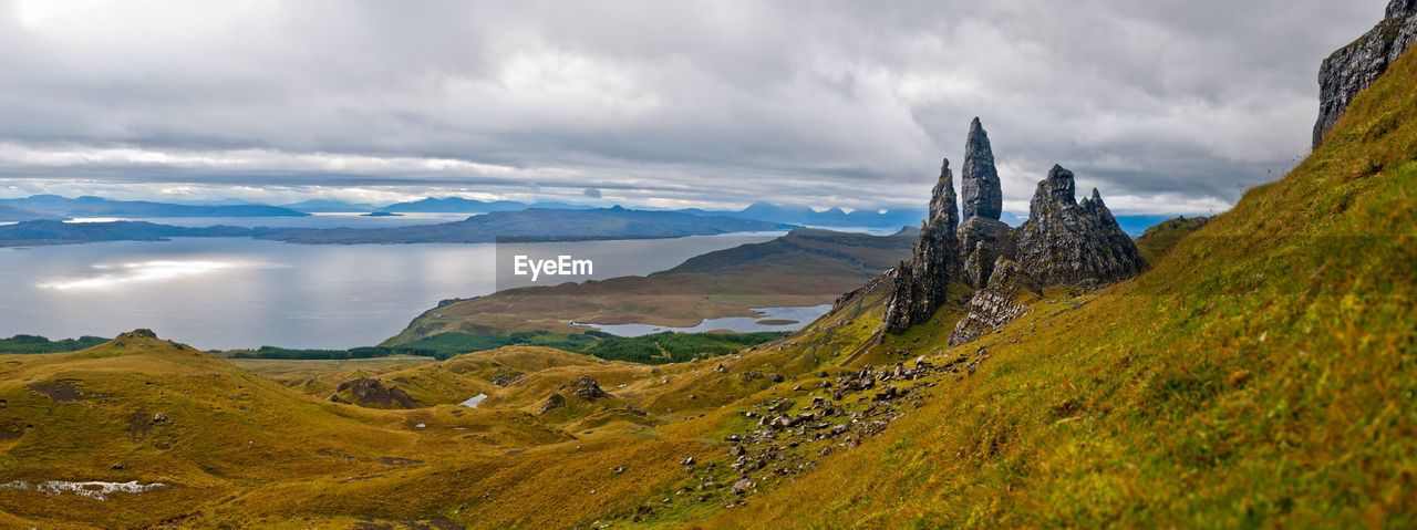 Panoramic view of landscape against sky