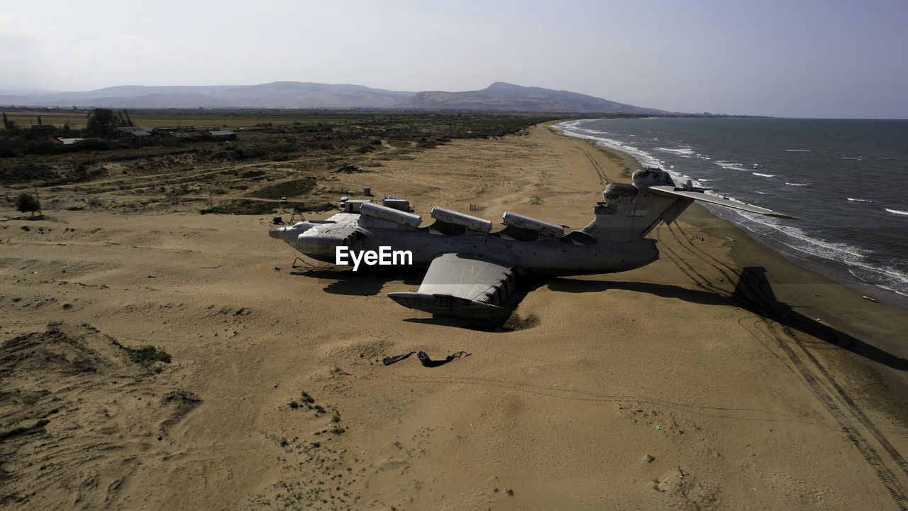 scenic view of beach