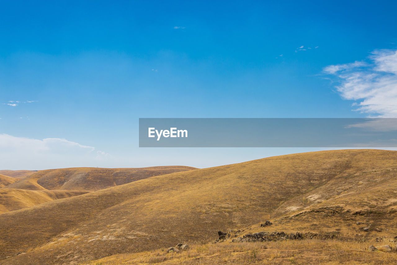 LANDSCAPE AGAINST BLUE SKY