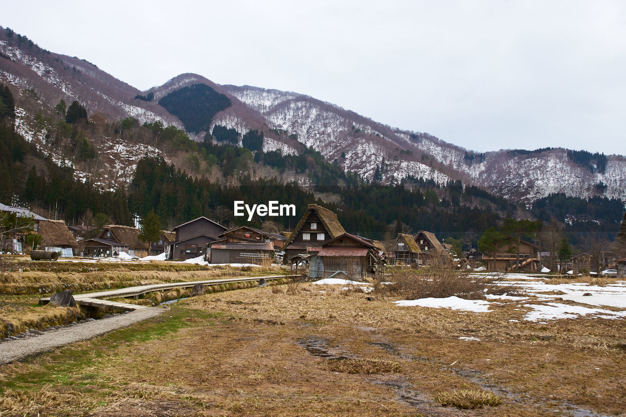 Houses on hill