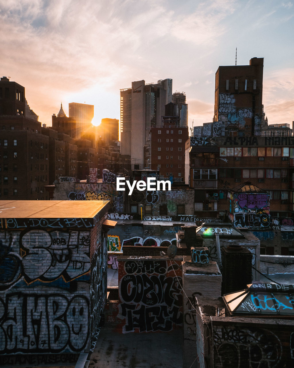 View of cityscape against sky