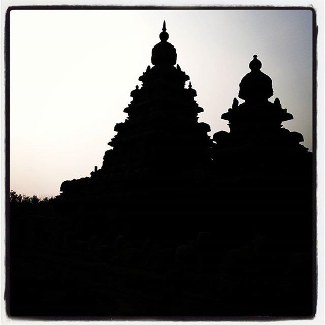 LOW ANGLE VIEW OF TEMPLE WITH TEMPLE