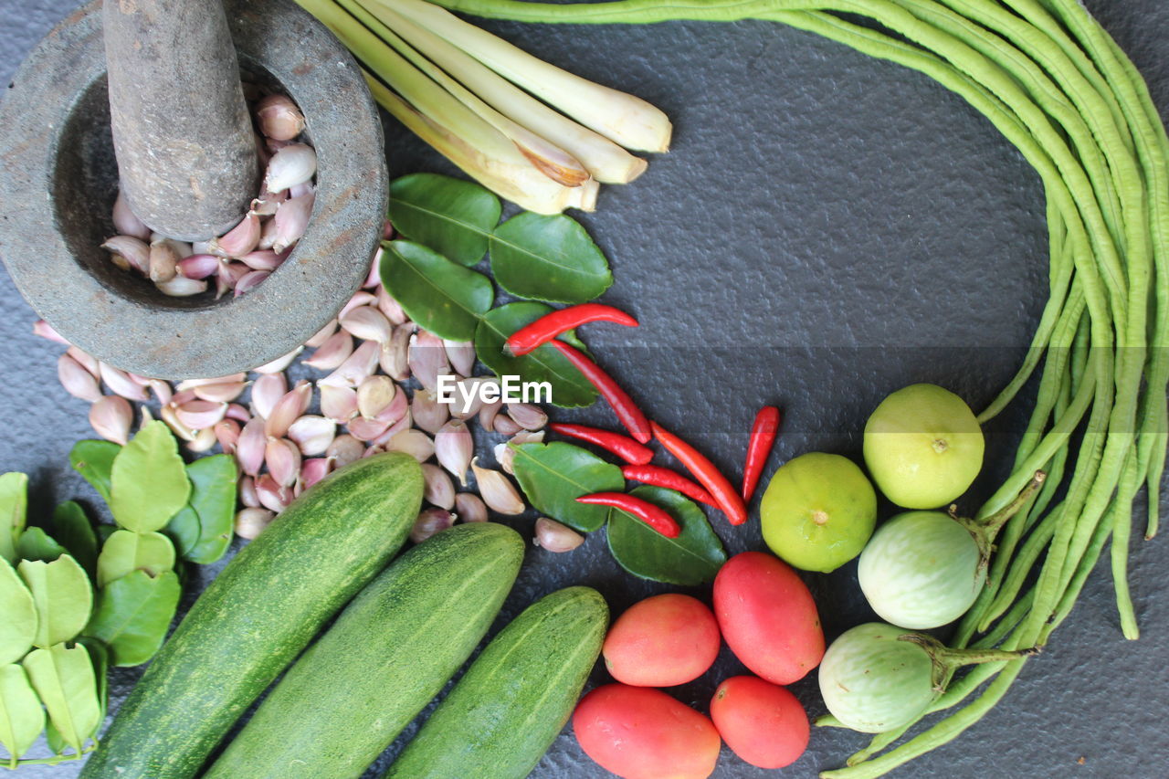 Close-up of food on table