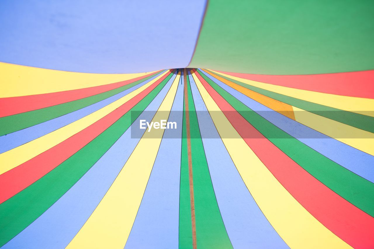 Full frame shot of colorful tent