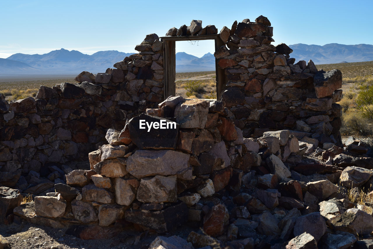 STACK OF OLD RUIN BUILDING