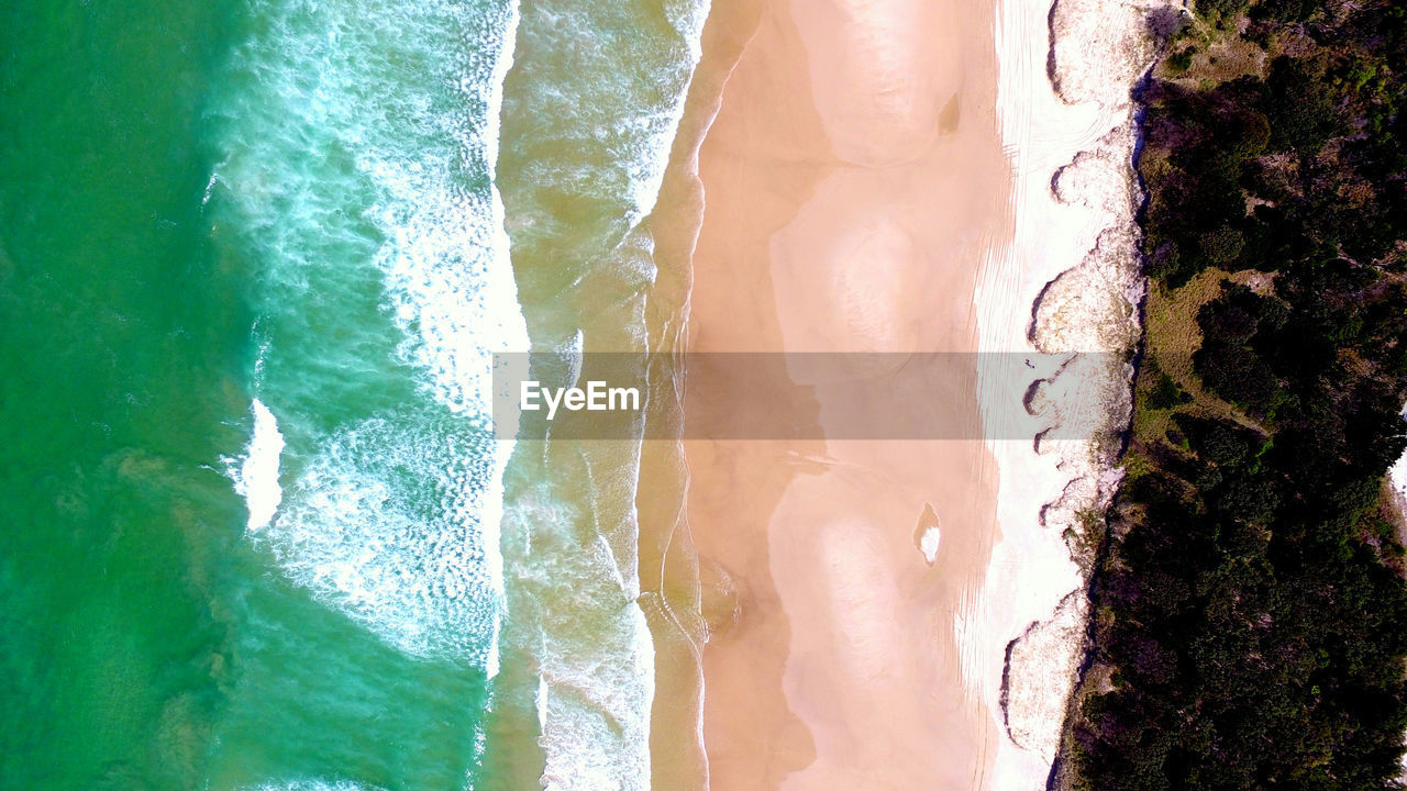 PANORAMIC VIEW OF SEA AND ROCK FORMATION