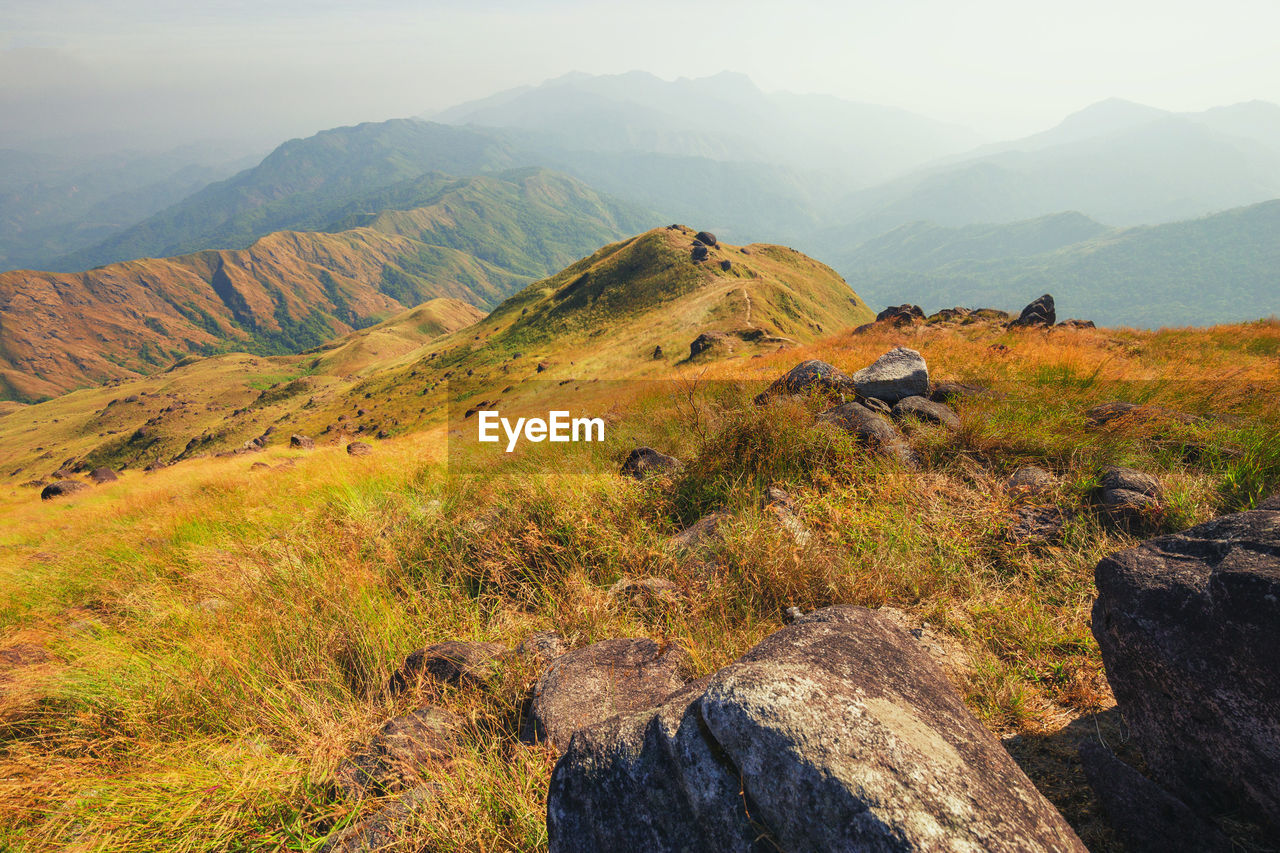 Mulayit taung, a high hill during the summer, in burma