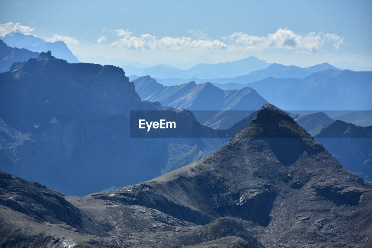 View of mountains against sky