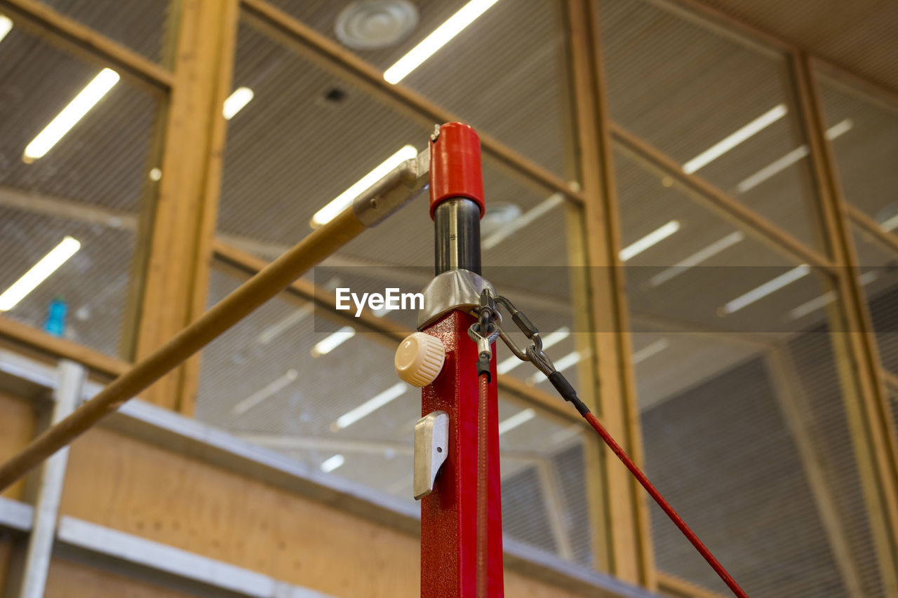 LOW ANGLE VIEW OF ELECTRIC FAN IN CEILING