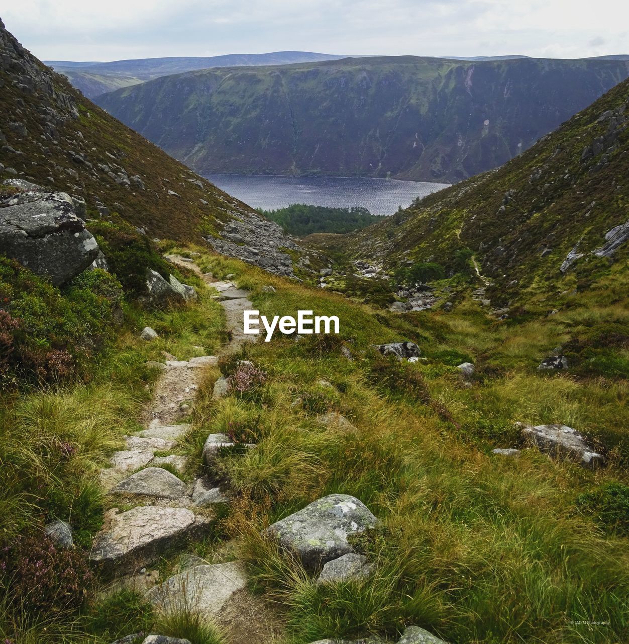 scenic view of mountains against mountain