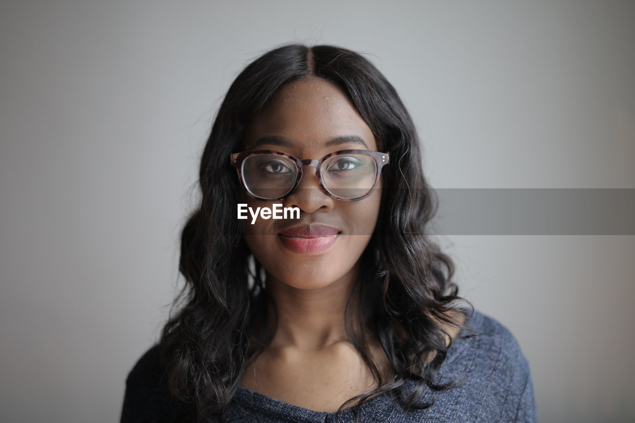 Portrait of a young black woman