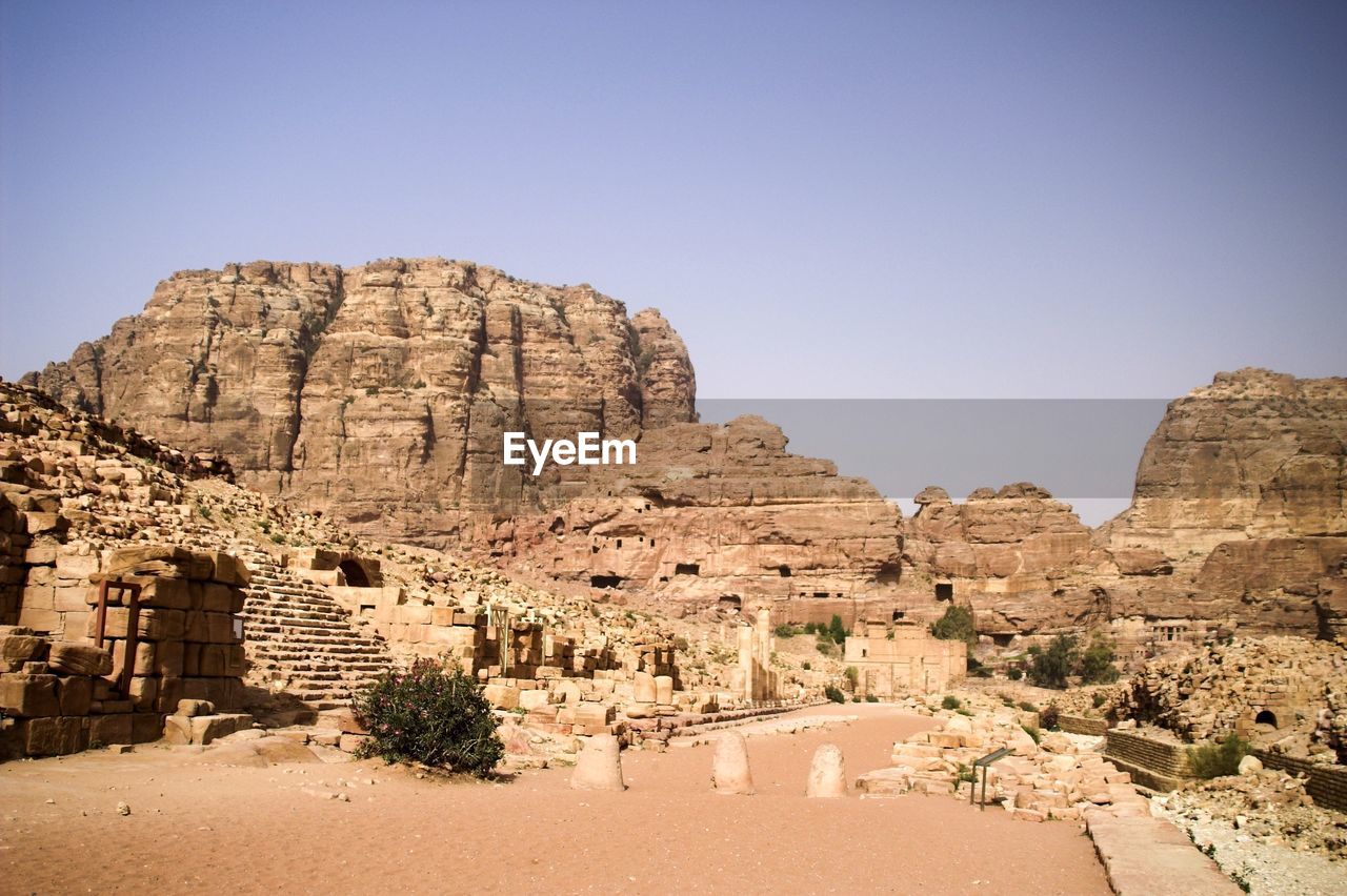 VIEW OF ROCK FORMATION