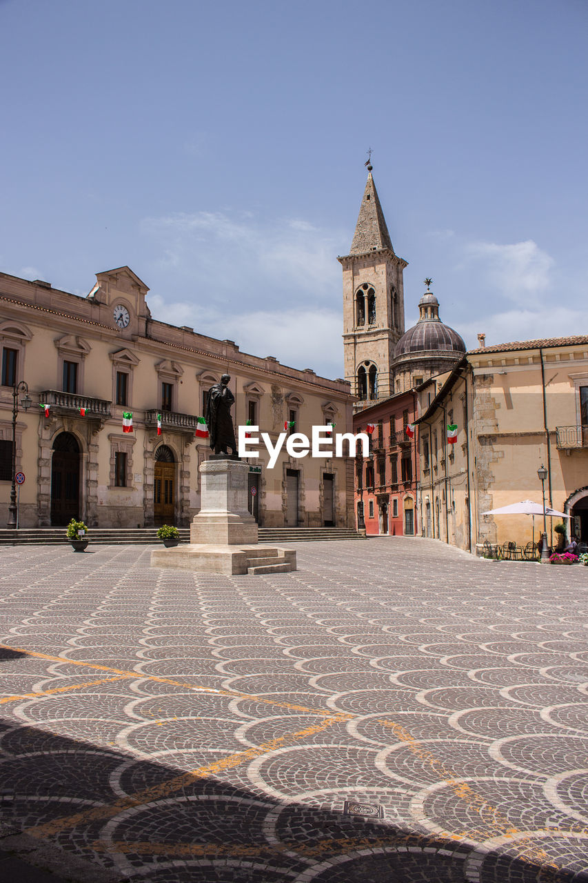 View of historical building against sky in sulmona