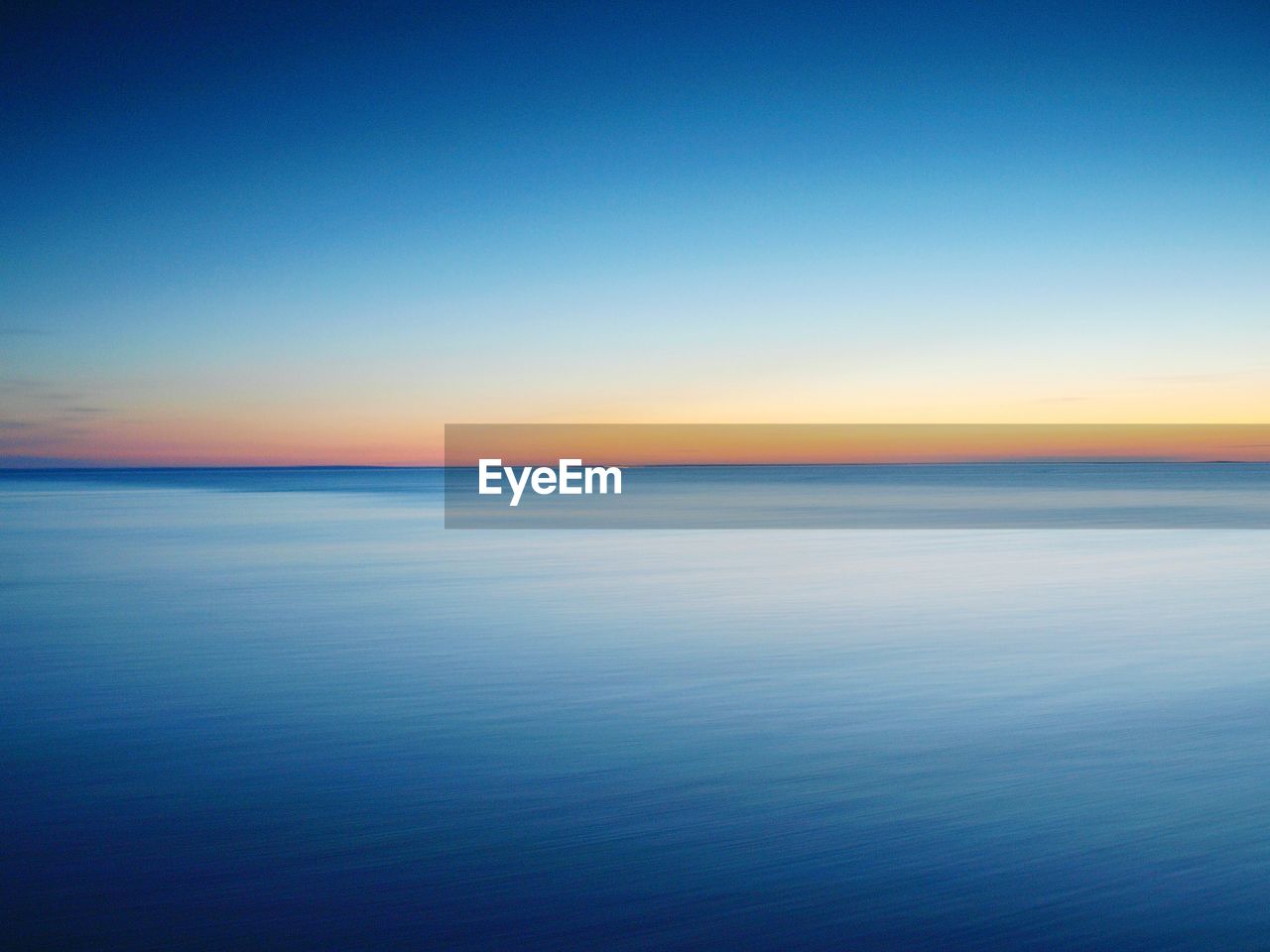Idyllic shot of blue baltic sea against sky
