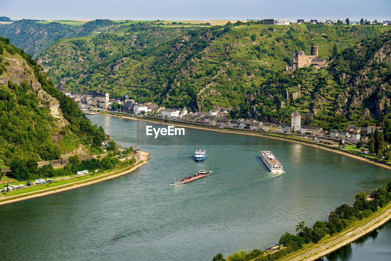 View of the rhine as seen from the lorelei