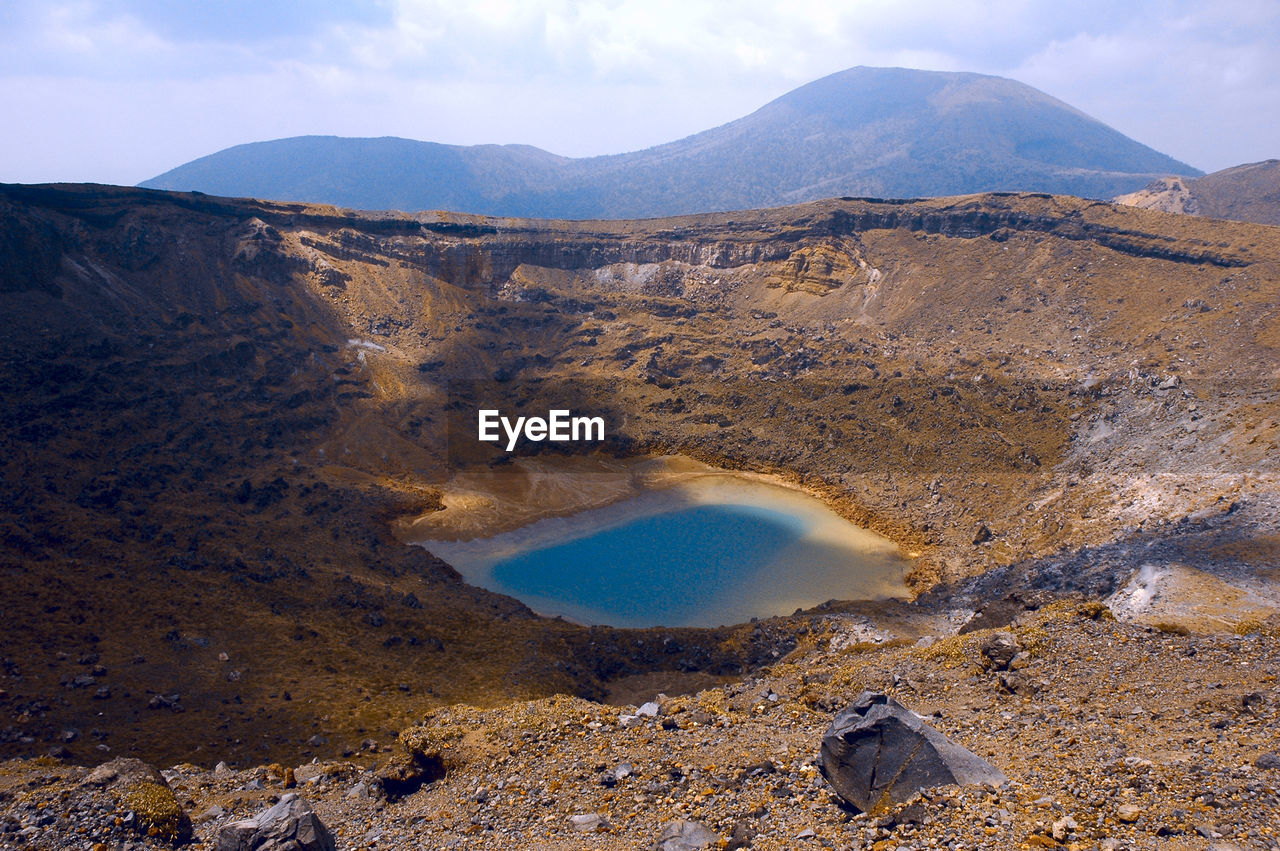 Scenic view of mountains