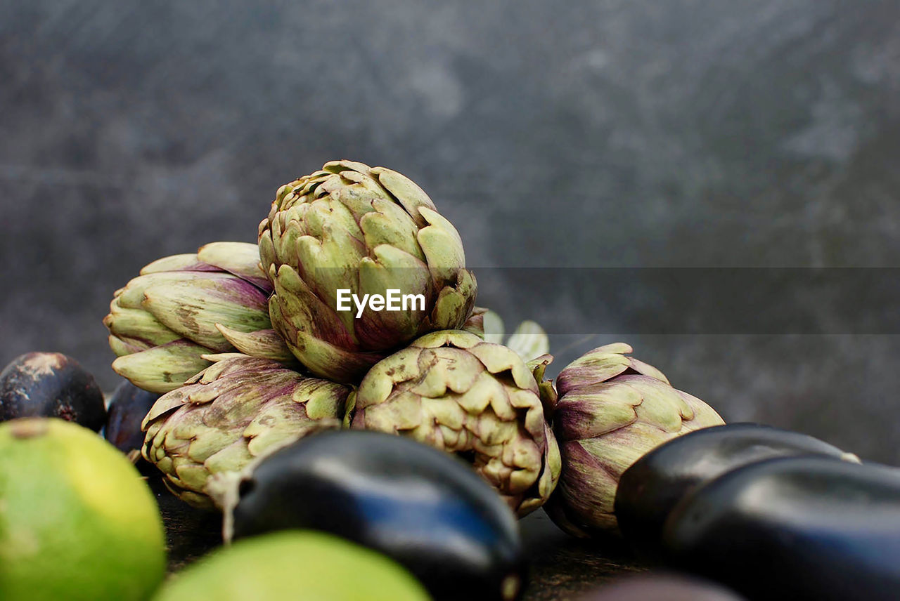 Close-up of fruit on table