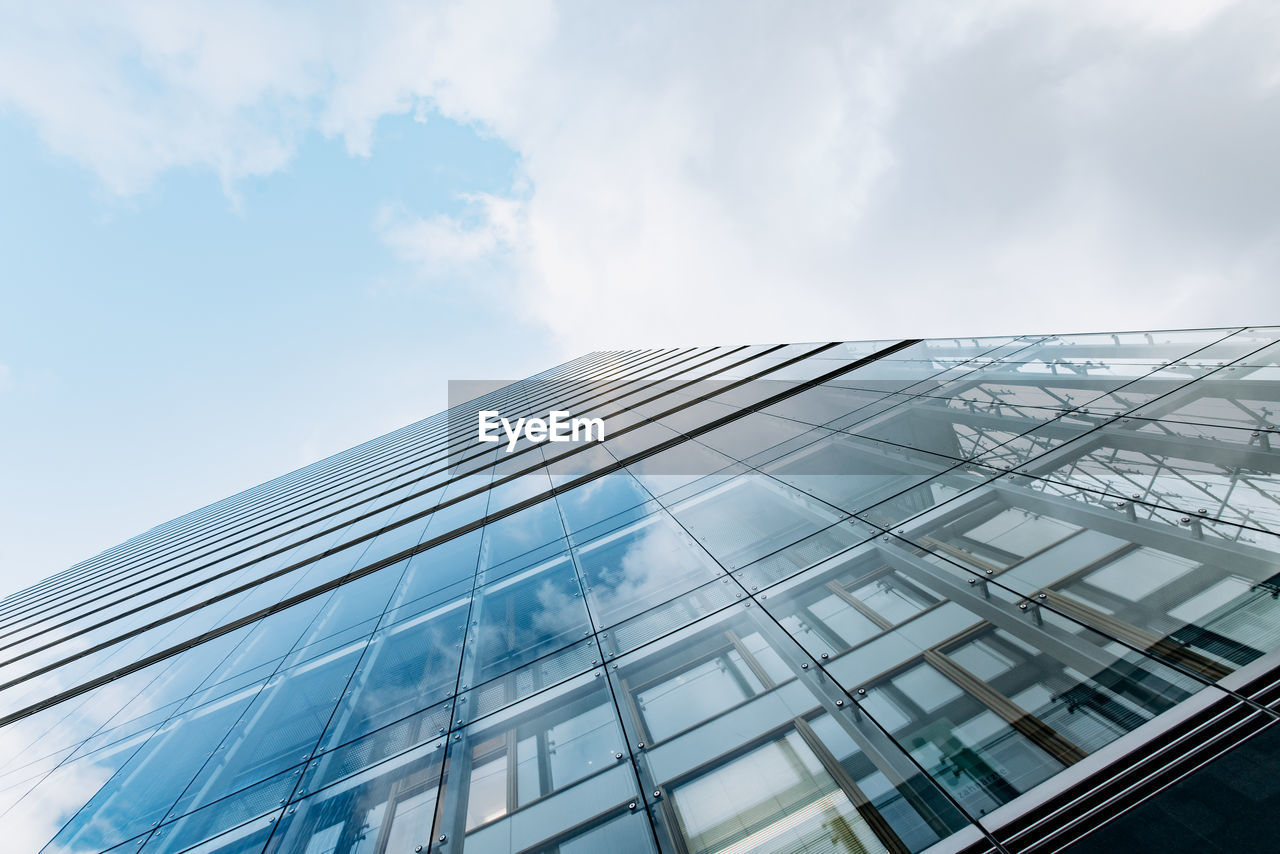 Low angle view of building against sky