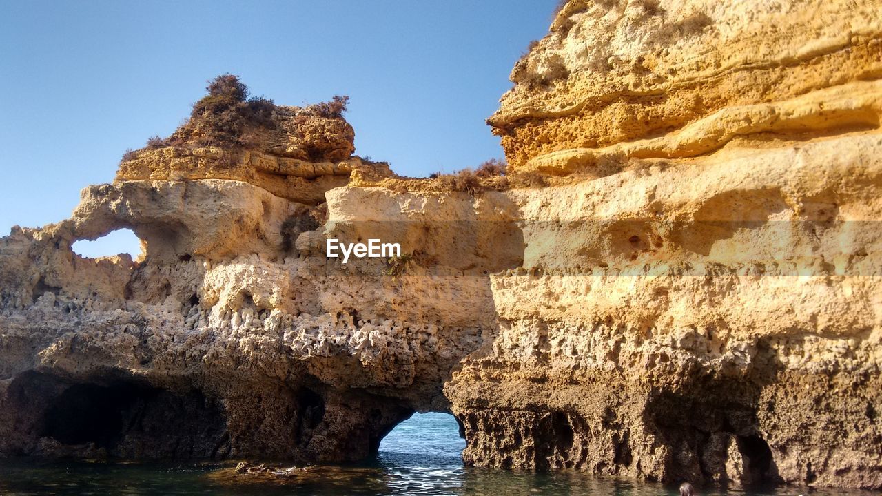 ROCK FORMATION IN SEA