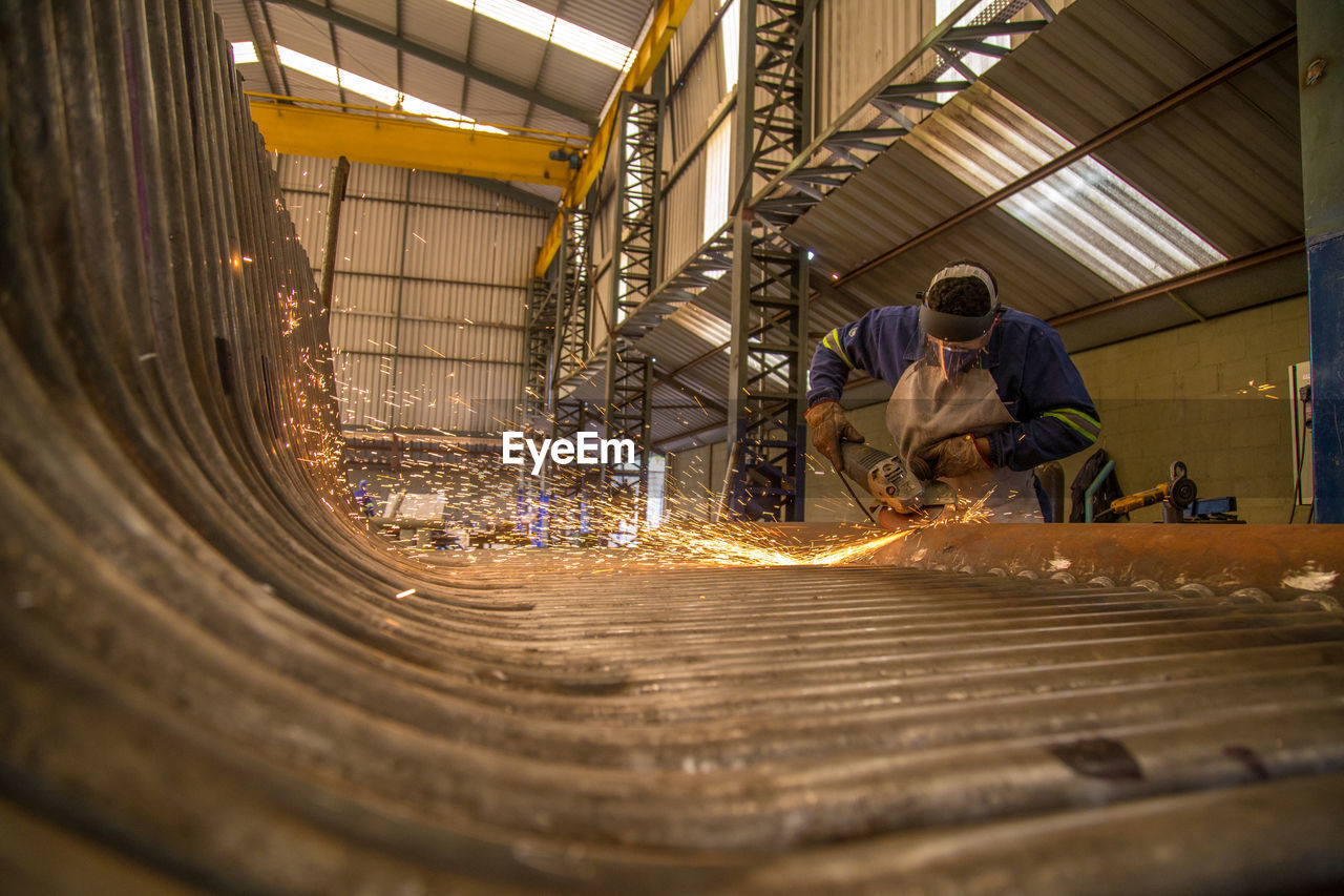 Man working in factory