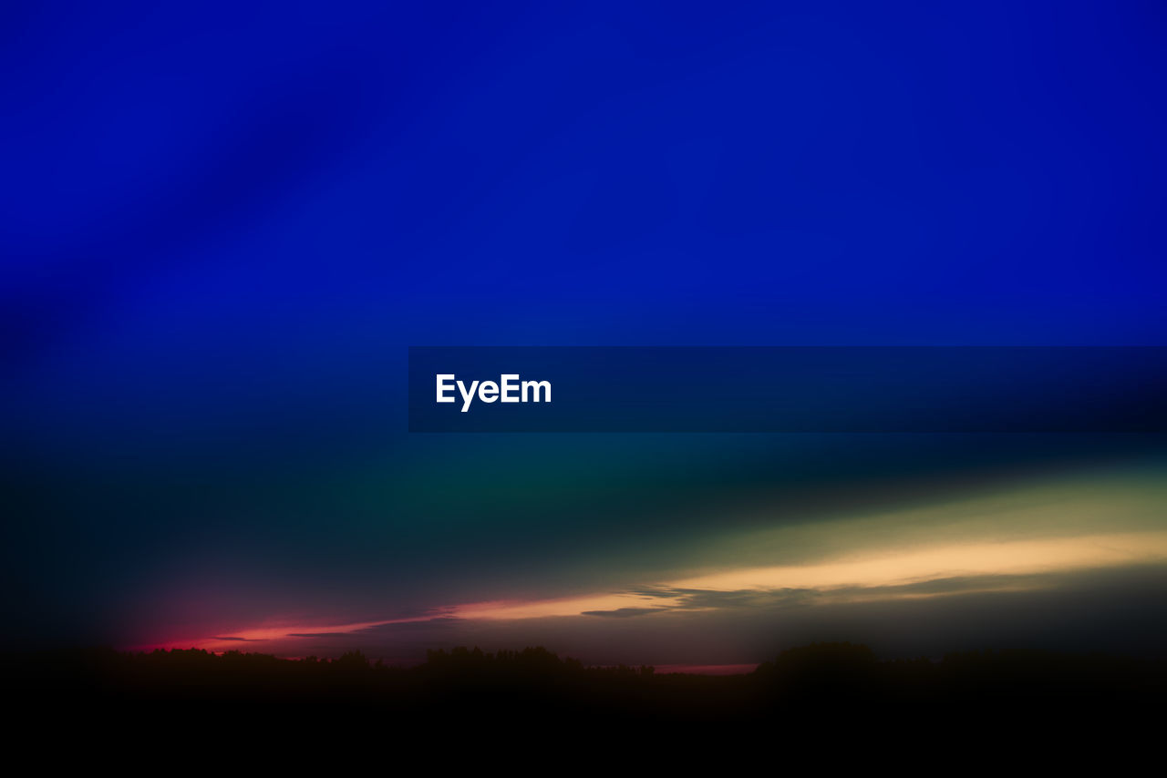 SCENIC VIEW OF DRAMATIC SKY AT NIGHT