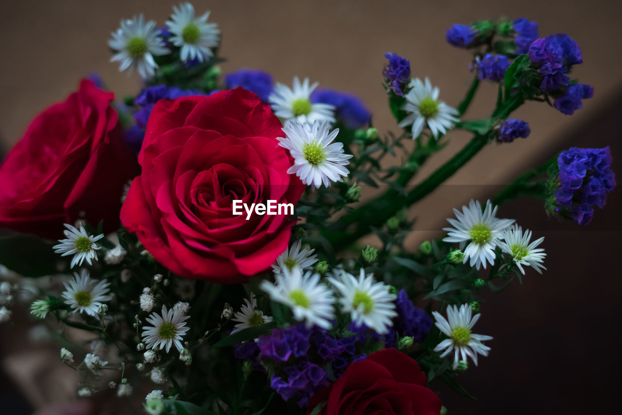 Close-up of rose bouquet