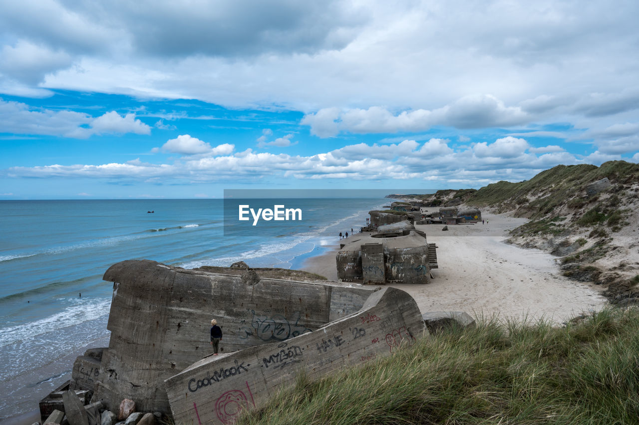 Ww2 coastal battery løkken-north, denmark