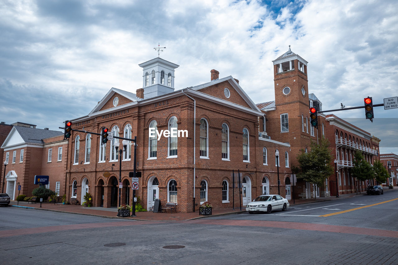 Charles washington hall in charles town, west virginia.
