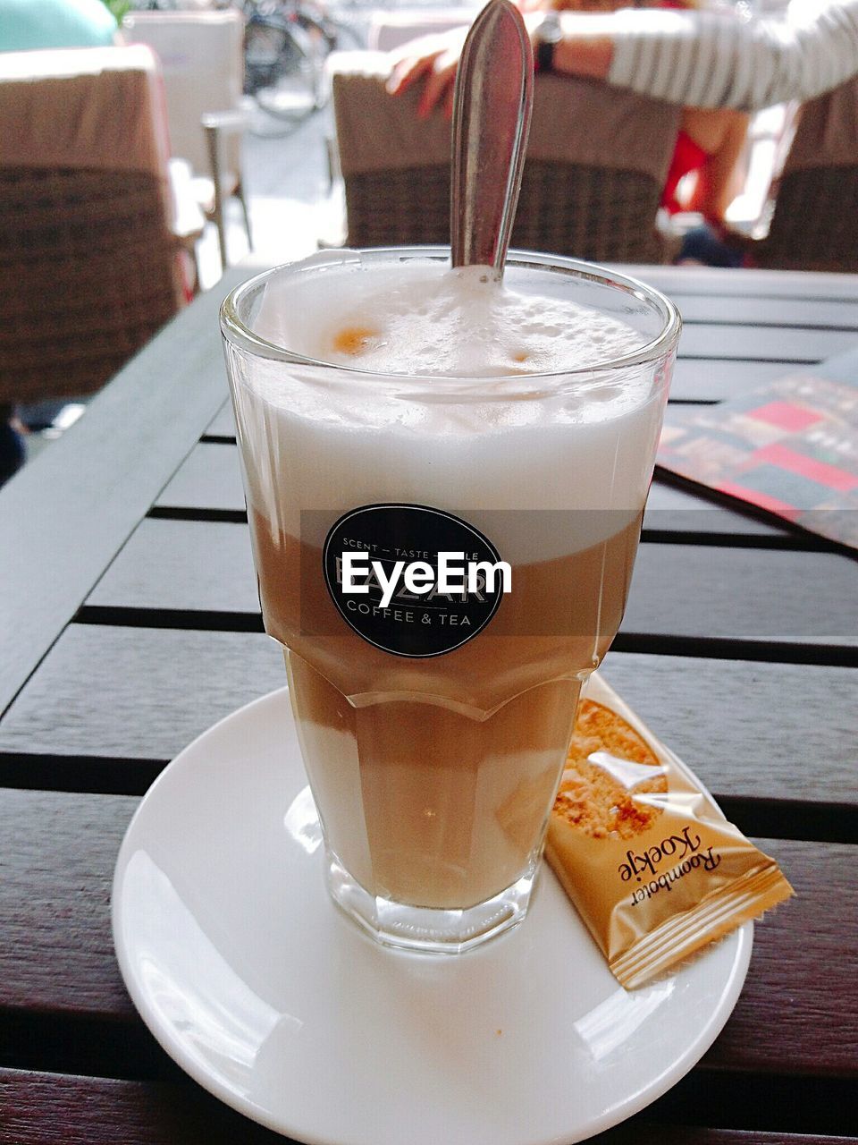 CLOSE-UP OF COFFEE ON TABLE