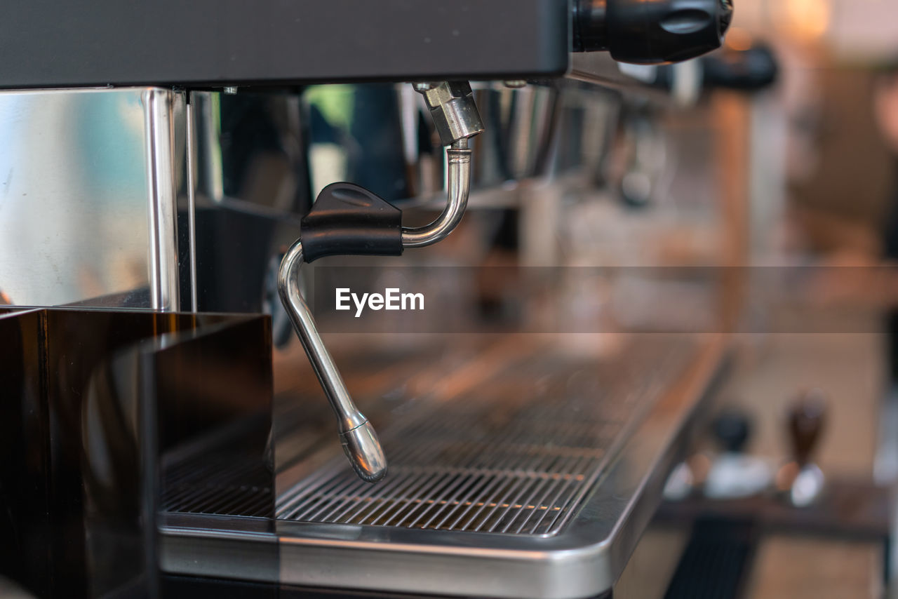 Close-up of espresso maker