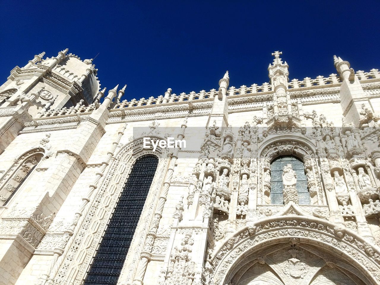 LOW ANGLE VIEW OF CATHEDRAL AGAINST CLEAR SKY