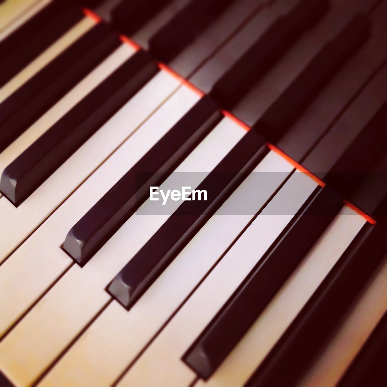 Full frame shot of piano