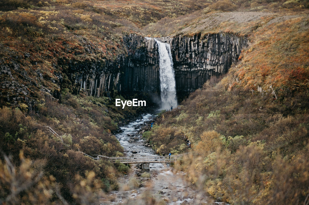 VIEW OF WATERFALL