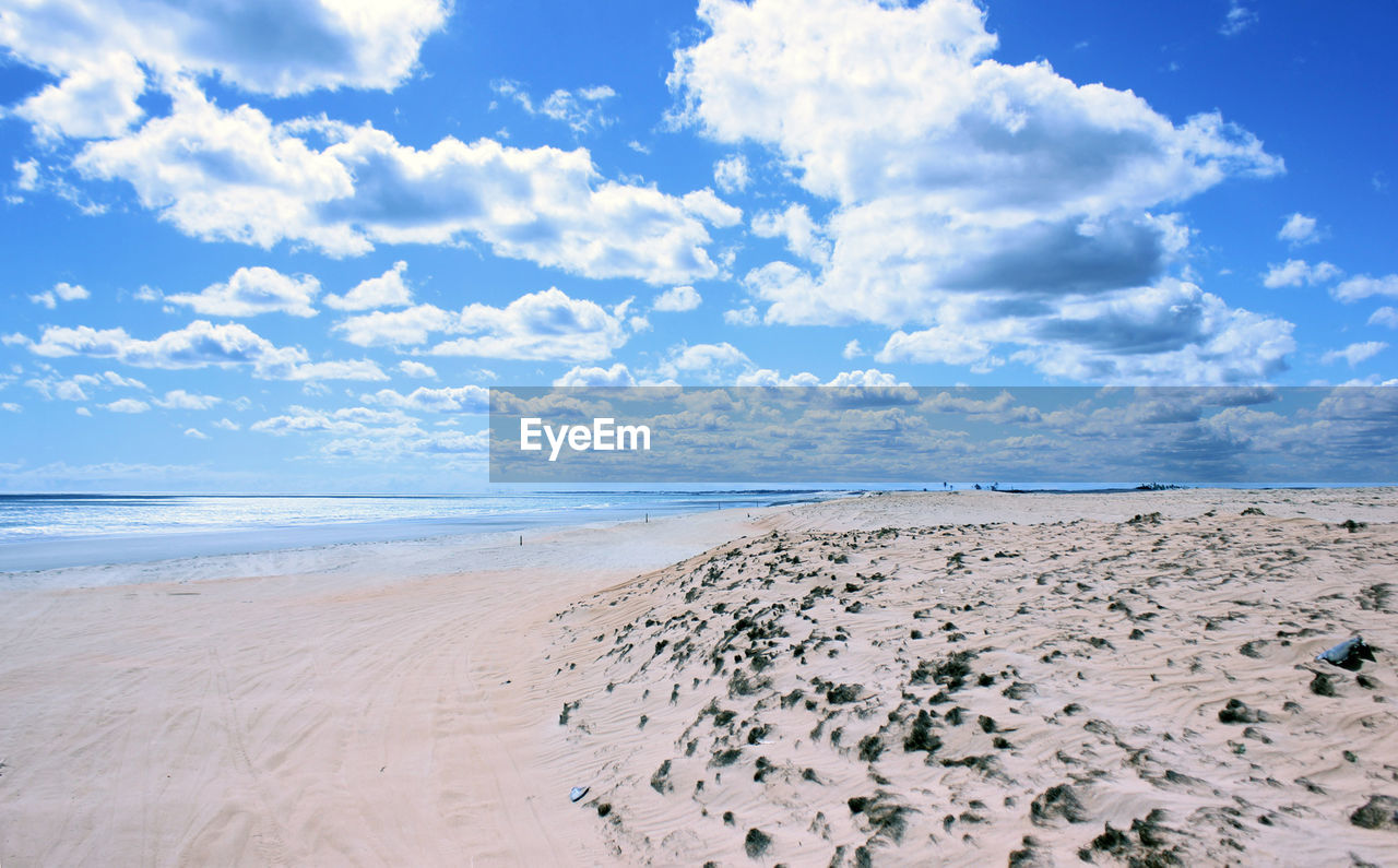 Scenic view of beach