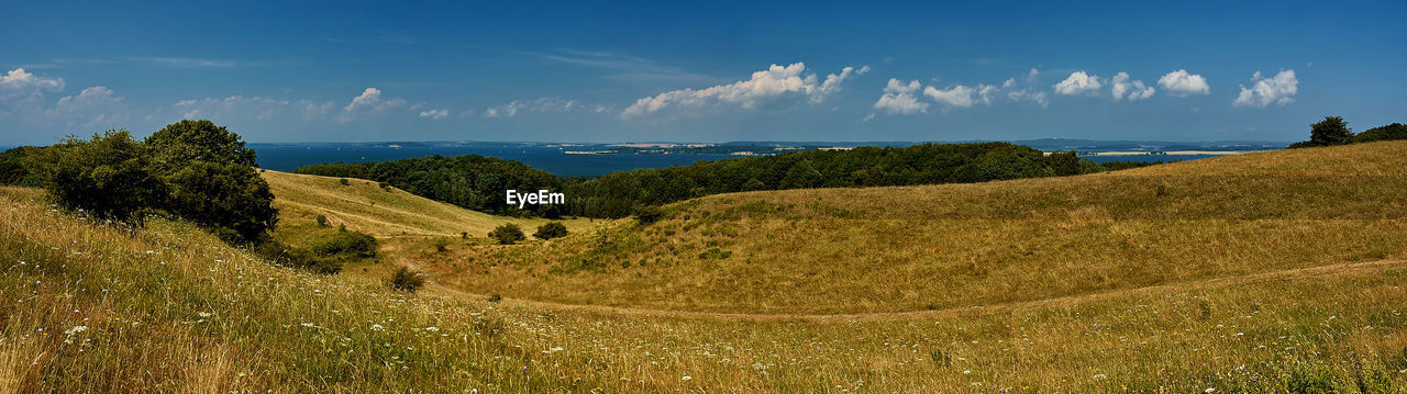 Panoramic view of landscape against sky