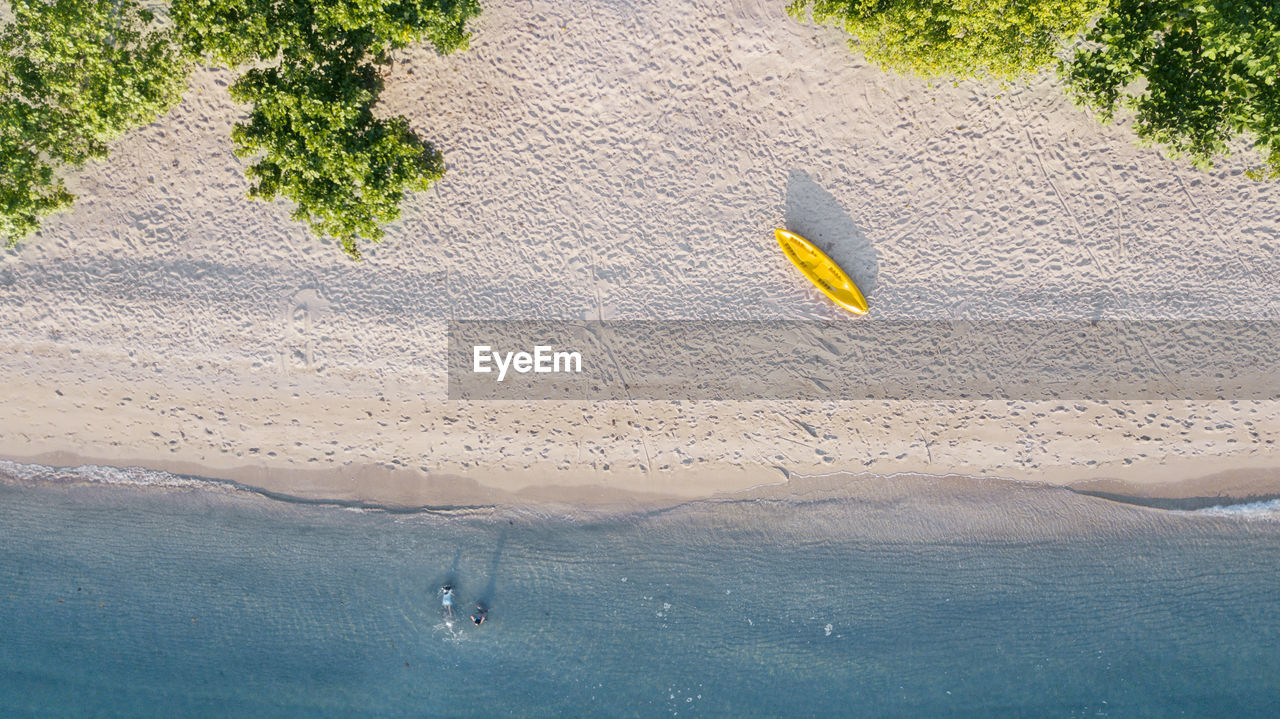 Aerial view of beach