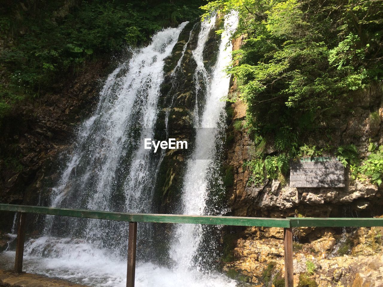 VIEW OF WATERFALL