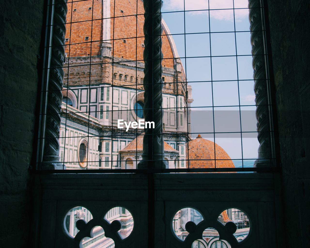 Duomo santa maria del fiore seen through window