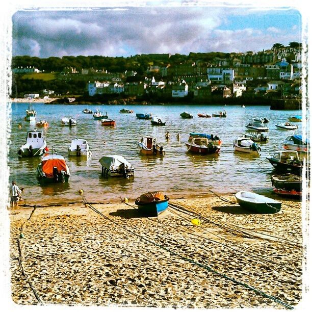 VIEW OF BOATS IN HARBOR