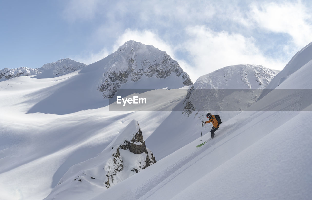 SNOWCAPPED MOUNTAINS AGAINST SKY