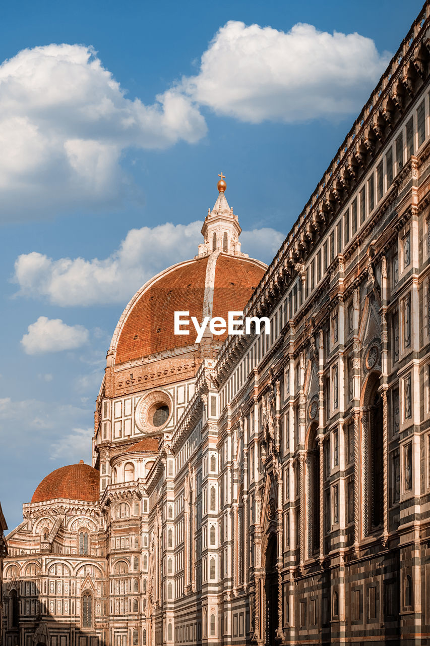 Low angle view of historical building against sky