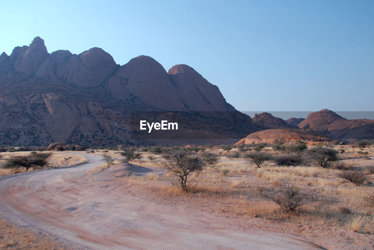 SCENIC VIEW OF LANDSCAPE AGAINST CLEAR SKY