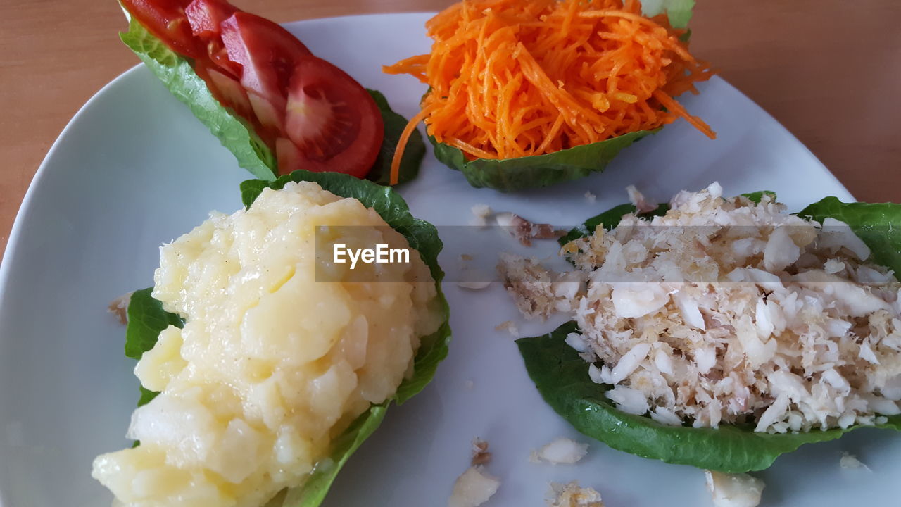 CLOSE-UP OF FOOD IN PLATE