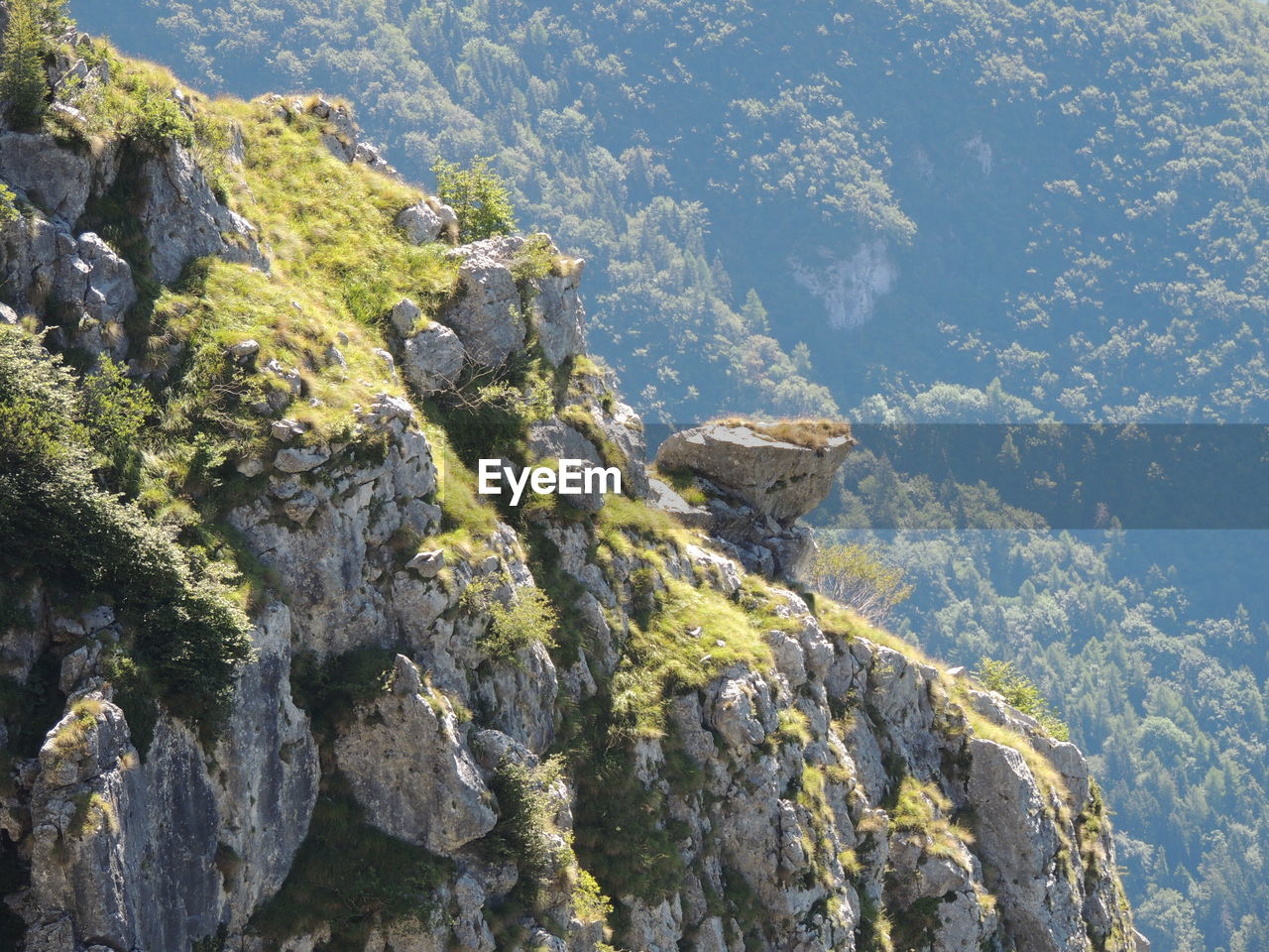 PANORAMIC VIEW OF A ROCK