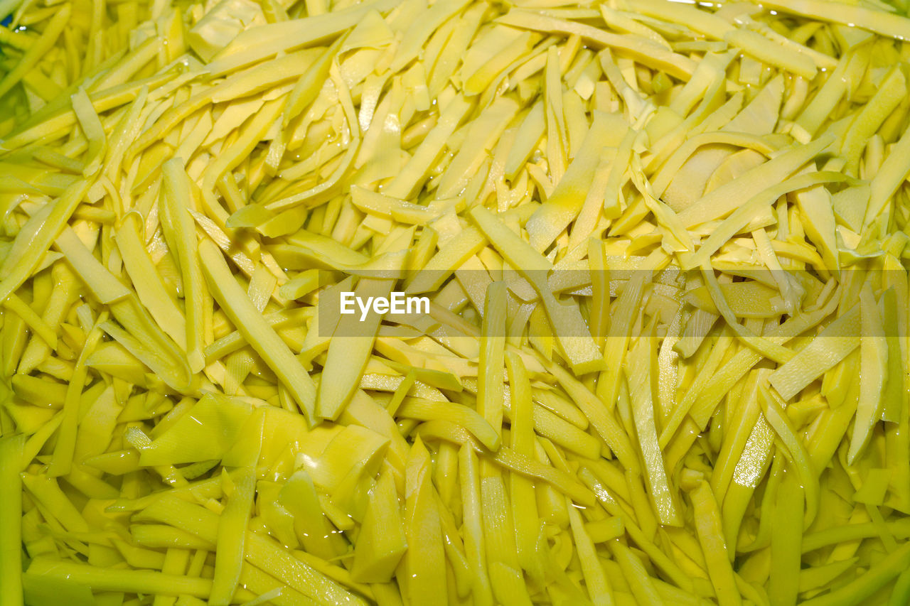 FULL FRAME SHOT OF YELLOW AND VEGETABLES