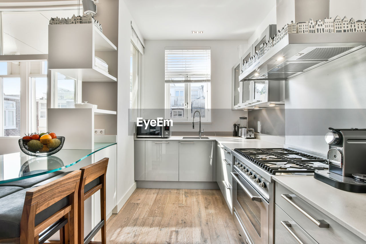 Interior of kitchen at home